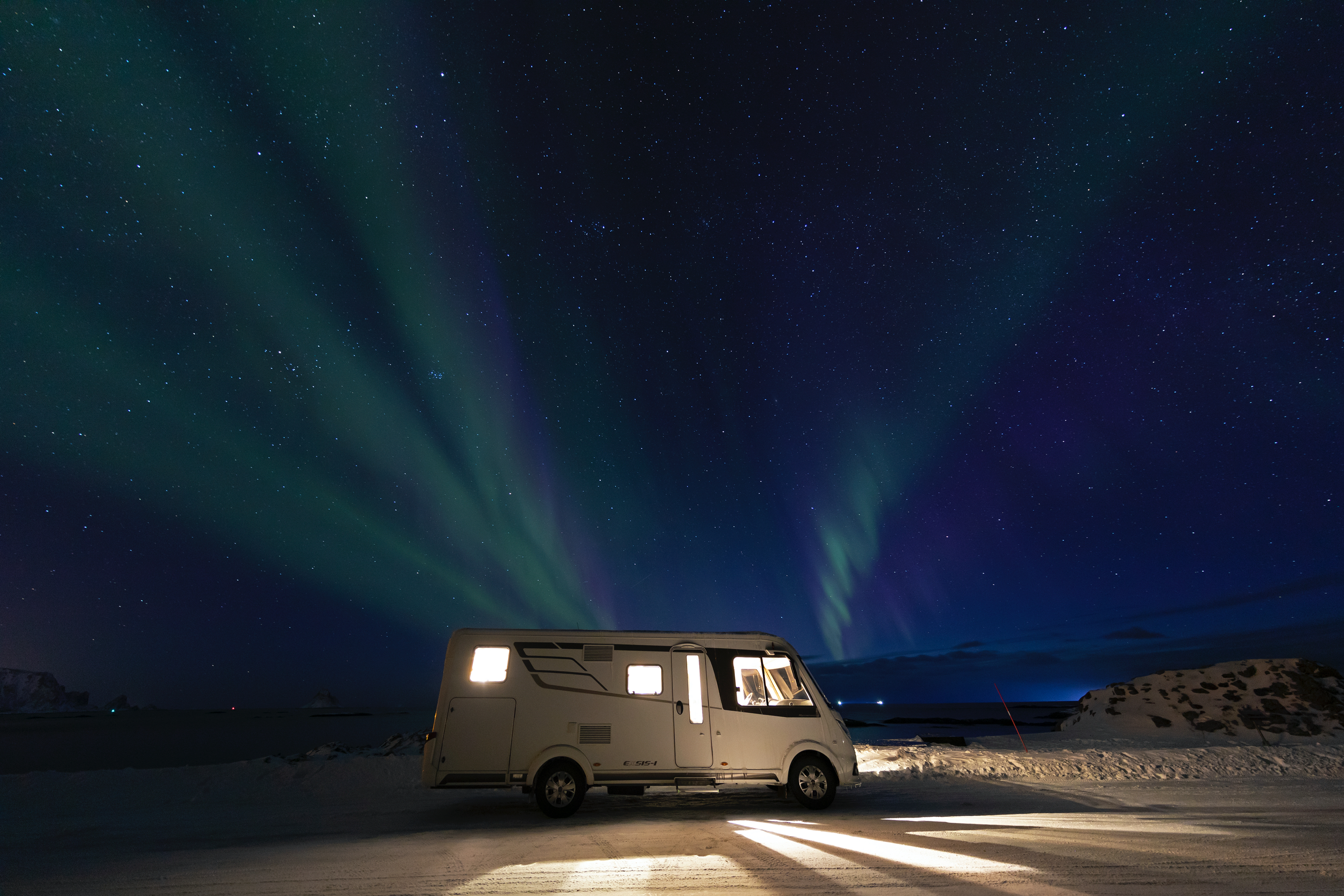 Rastplatz mit Aussicht, Norwegen