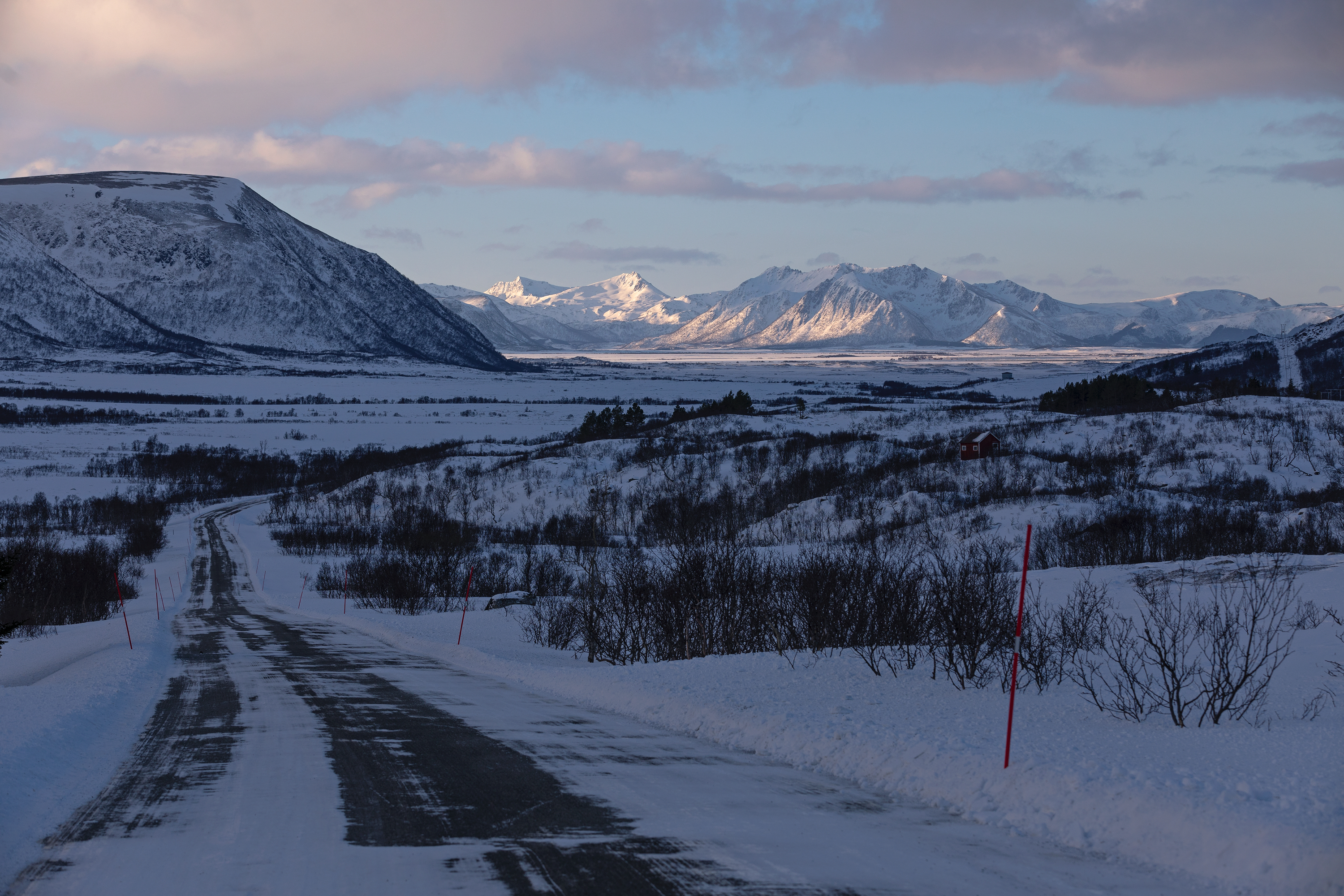 tolles Straßenpanorama, Norwegen