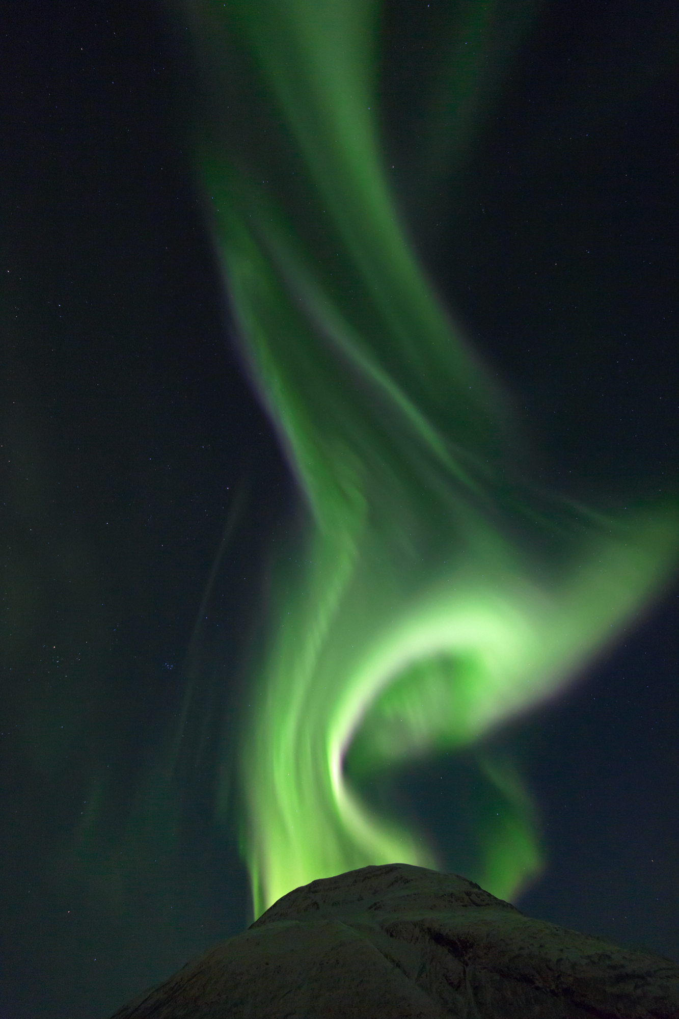 coming out of the Mountain