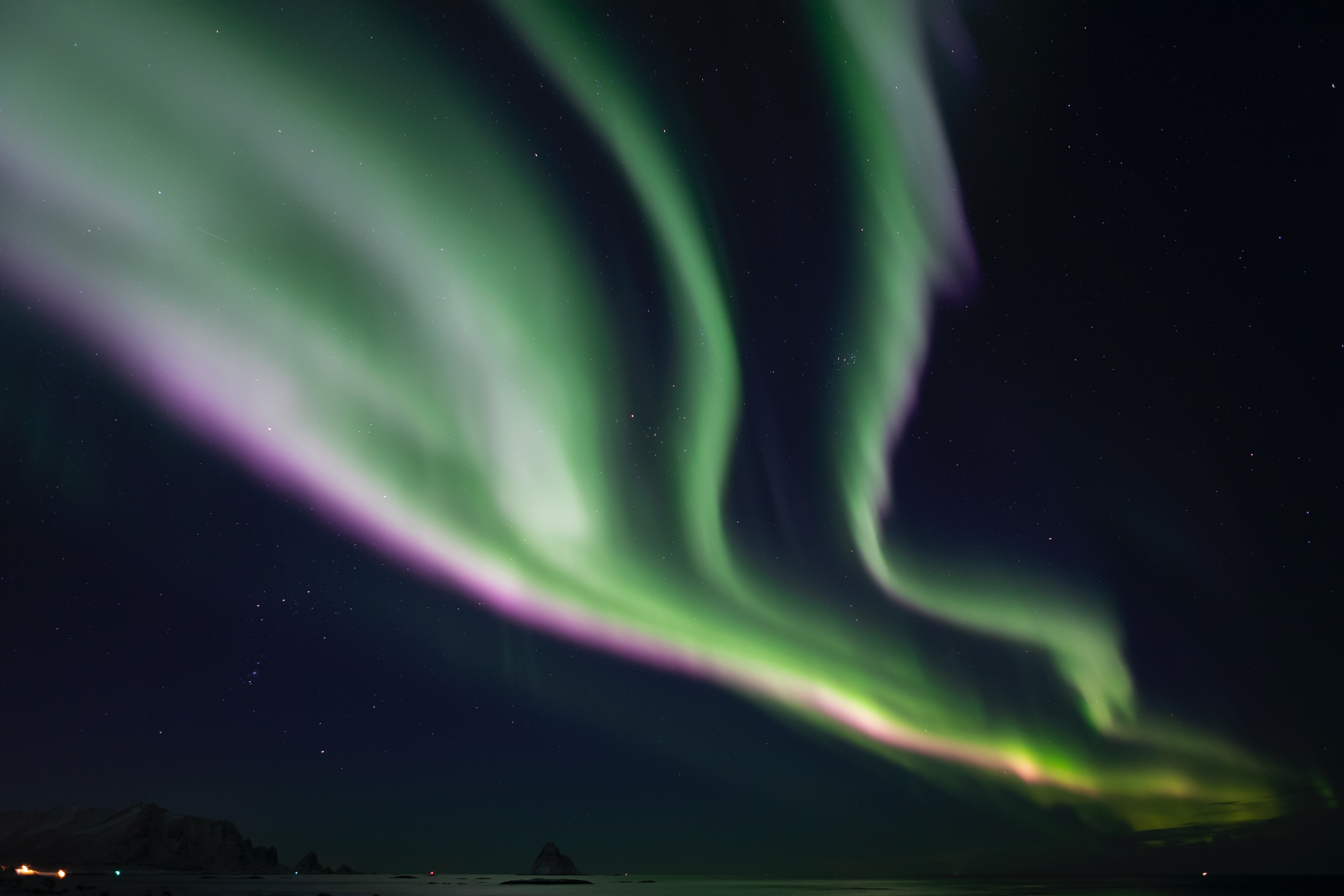 Nordlicht, Vesterålen, Norway