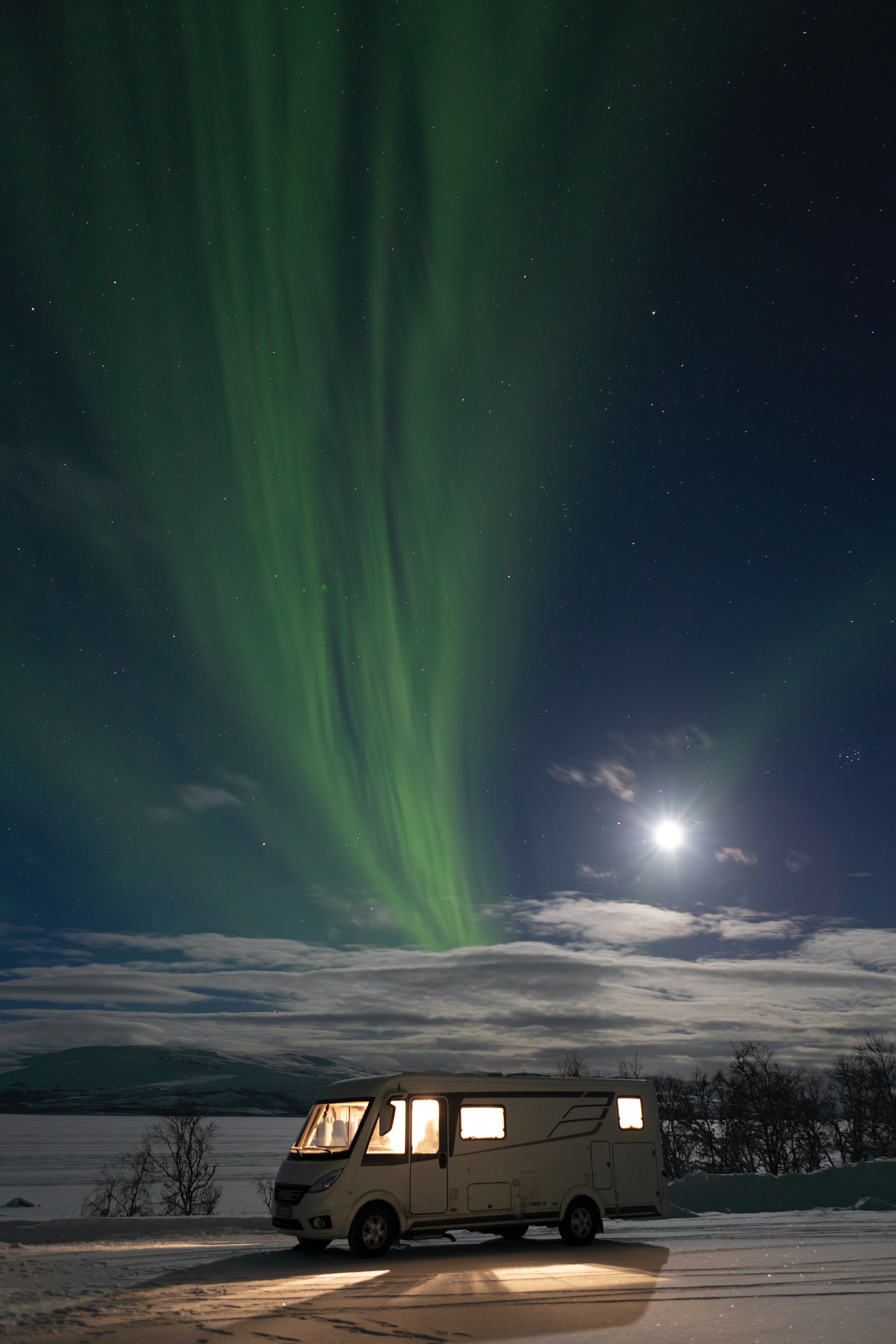 genial schöner Rastplatz mit phänomenaler Aussicht, Kilpisjärvi, Finnland