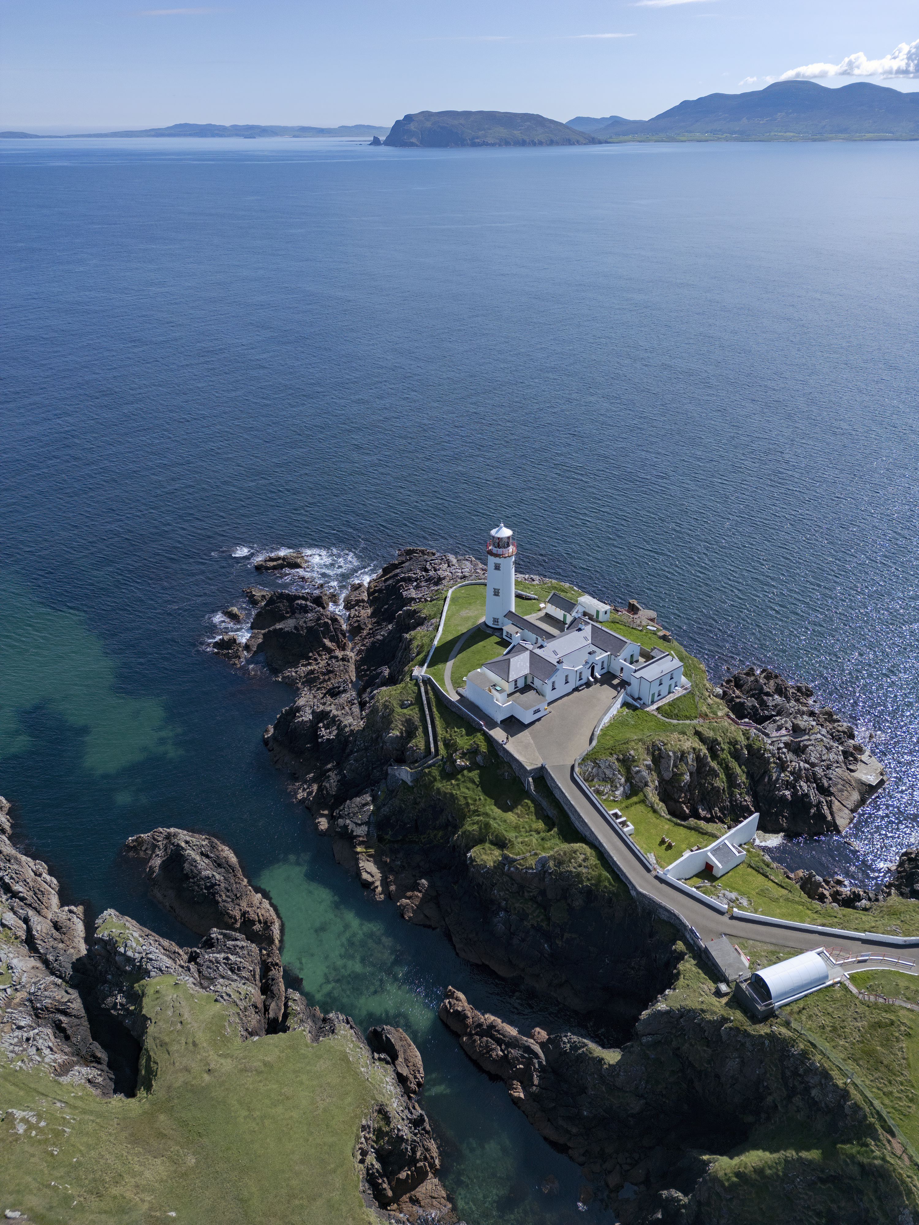 Der Fanad Head Leuchtturm ...