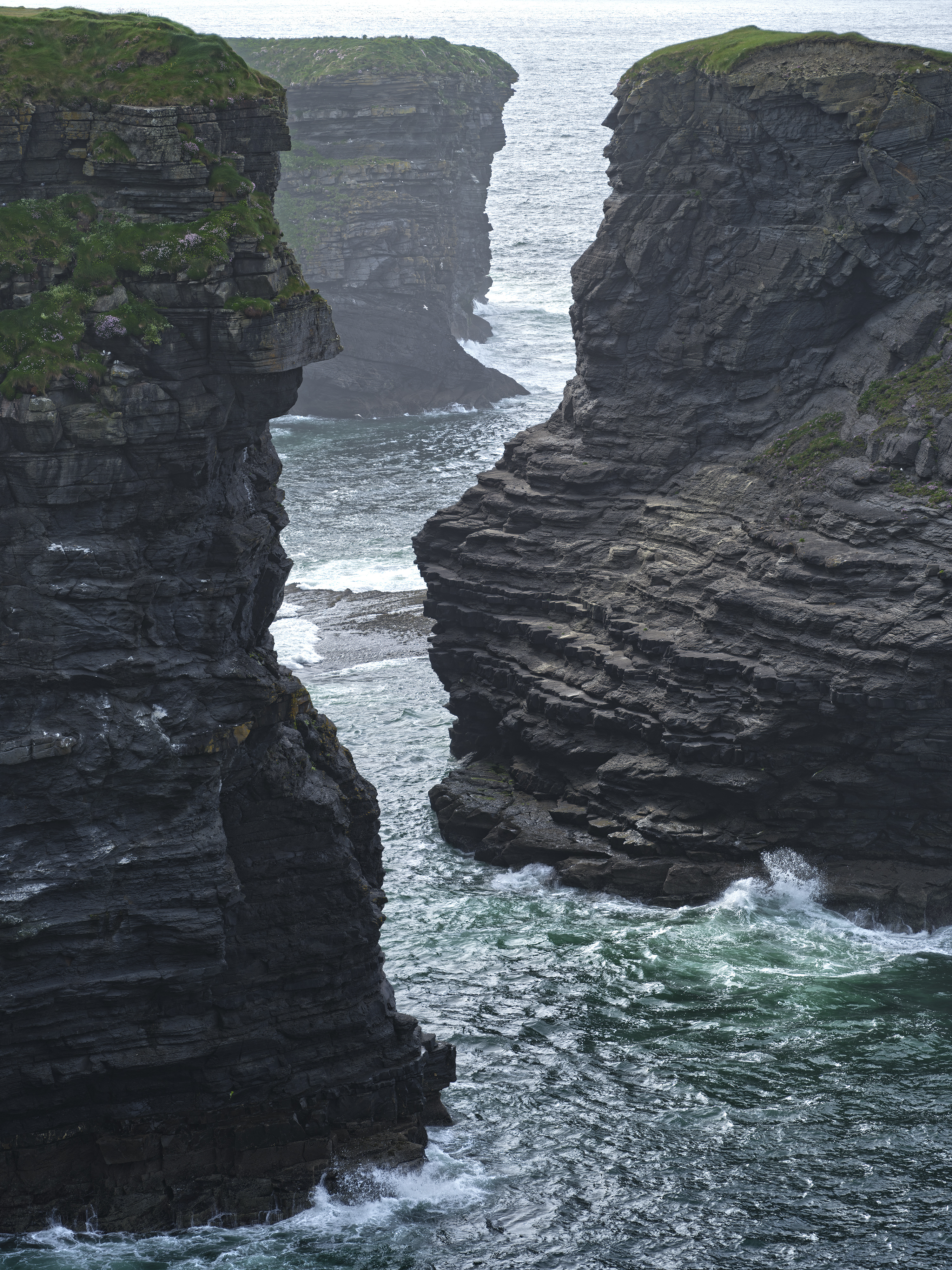 Steilküste bei Kilkee ...