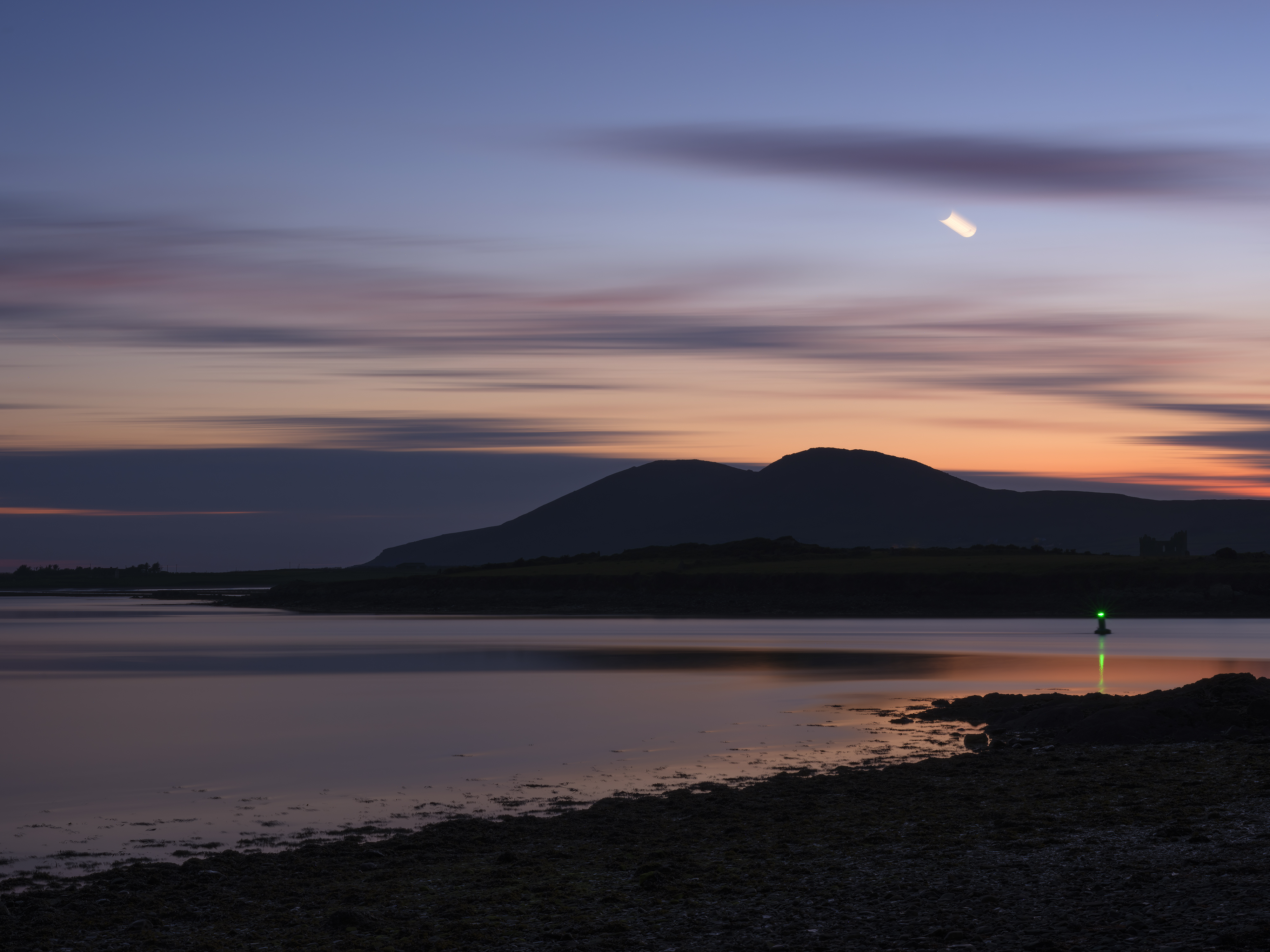 12 Minuten Mondsichel fotografiert