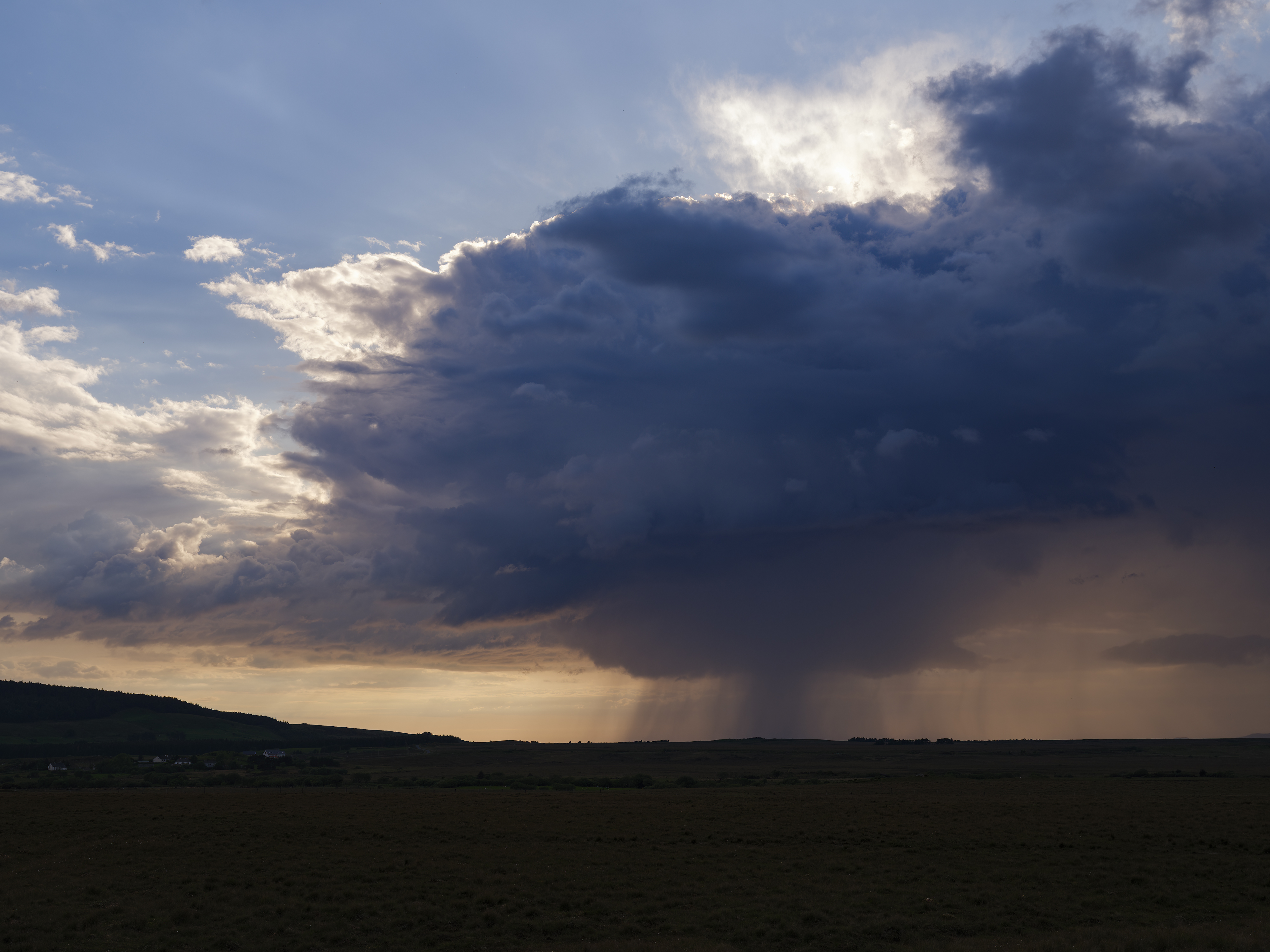 Regenwolke über ...