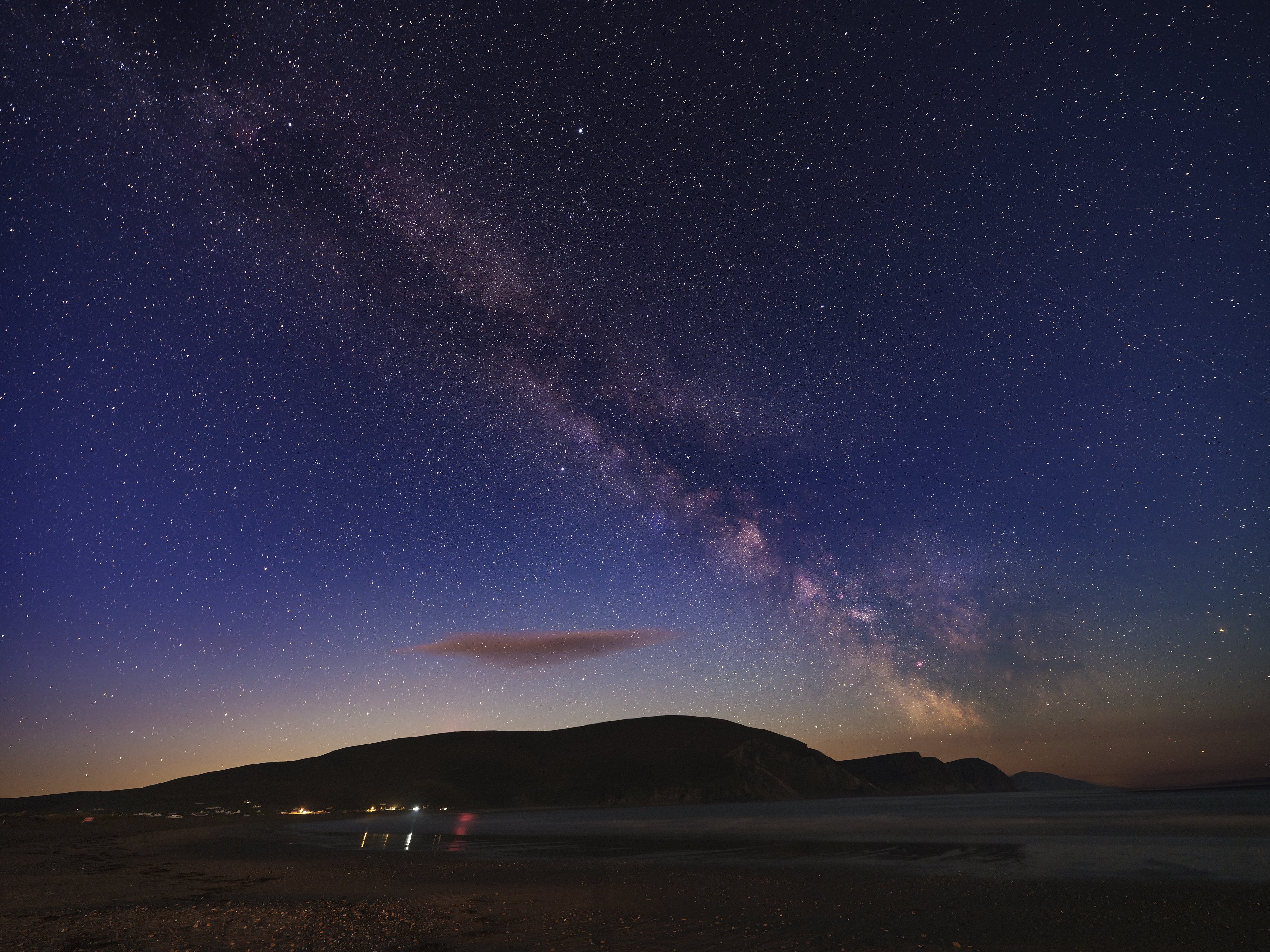 Die Milchstraße über ...