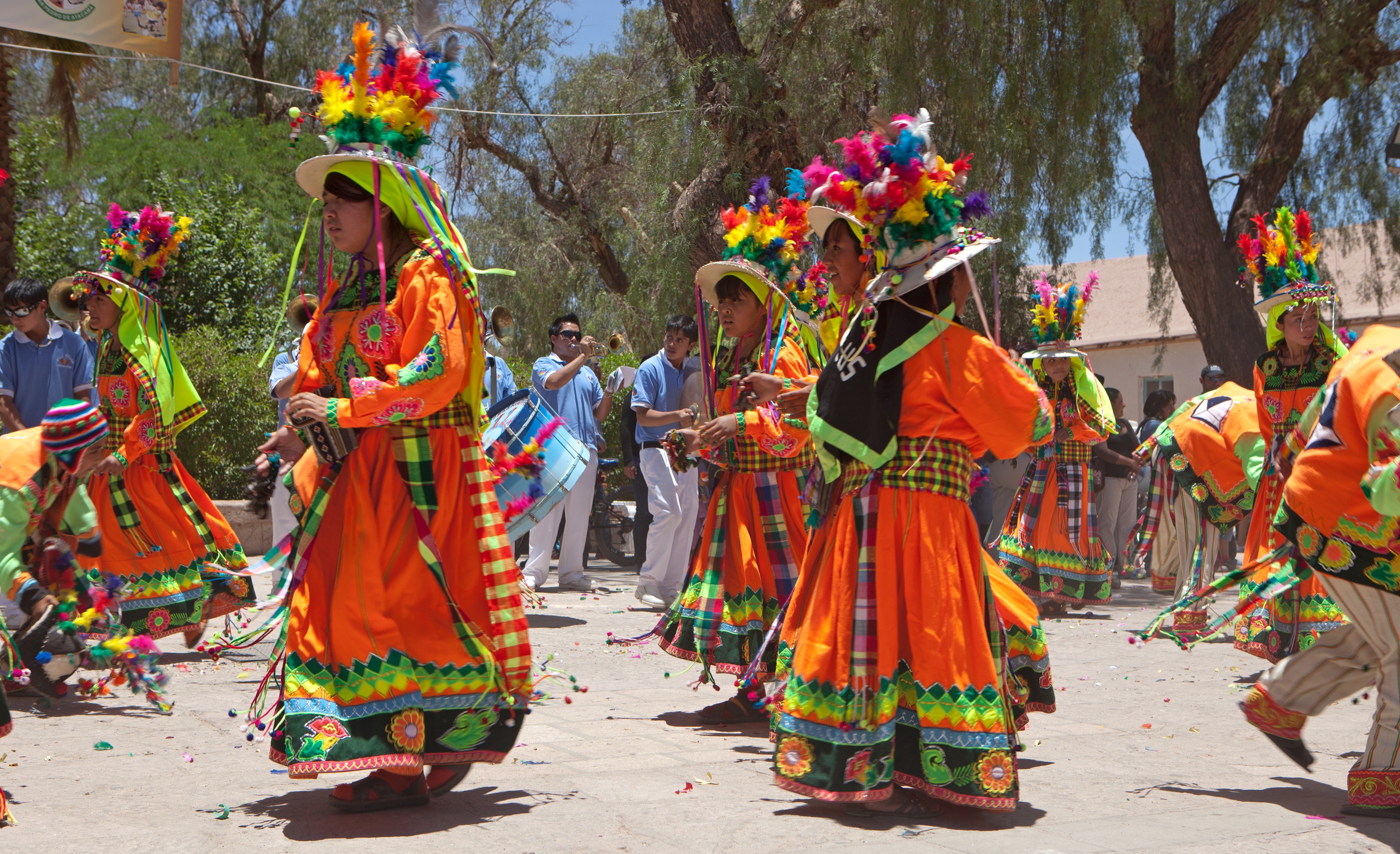 Trachtenfest in San Pedro de Atacama