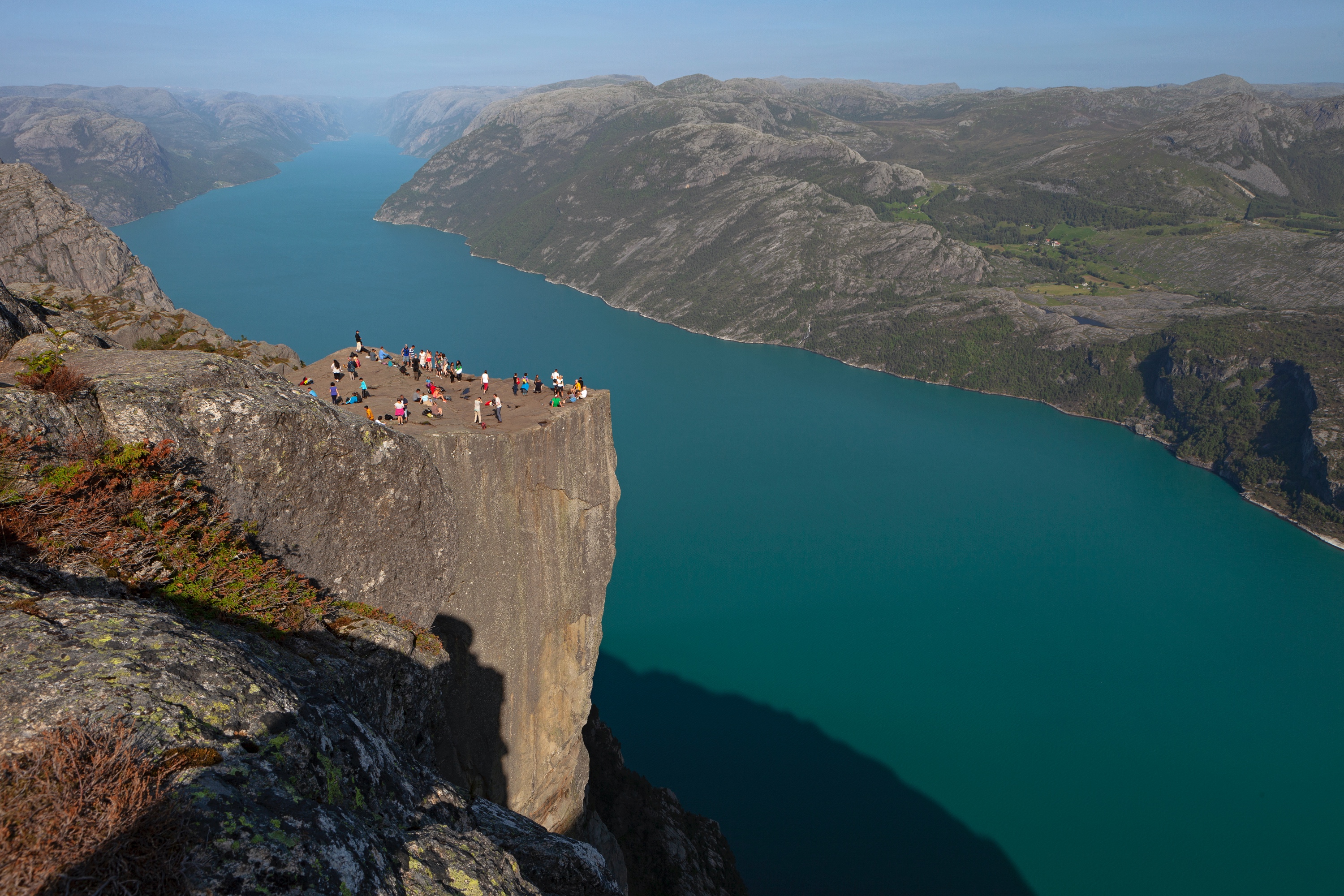Preikestolen oberhalb des Lysefjord