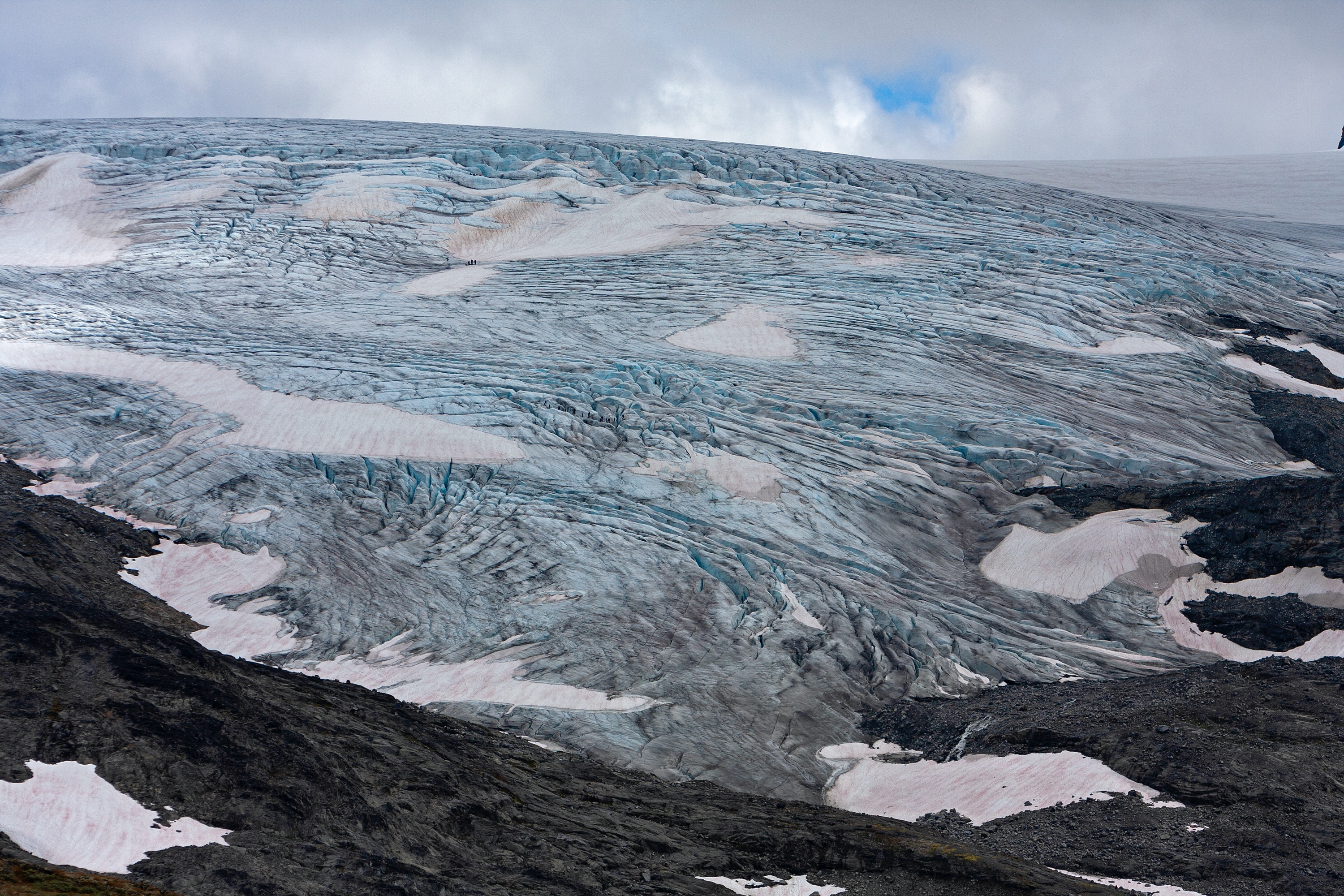Gletscherwanderung auf dem Bøverbrean-Gletscher