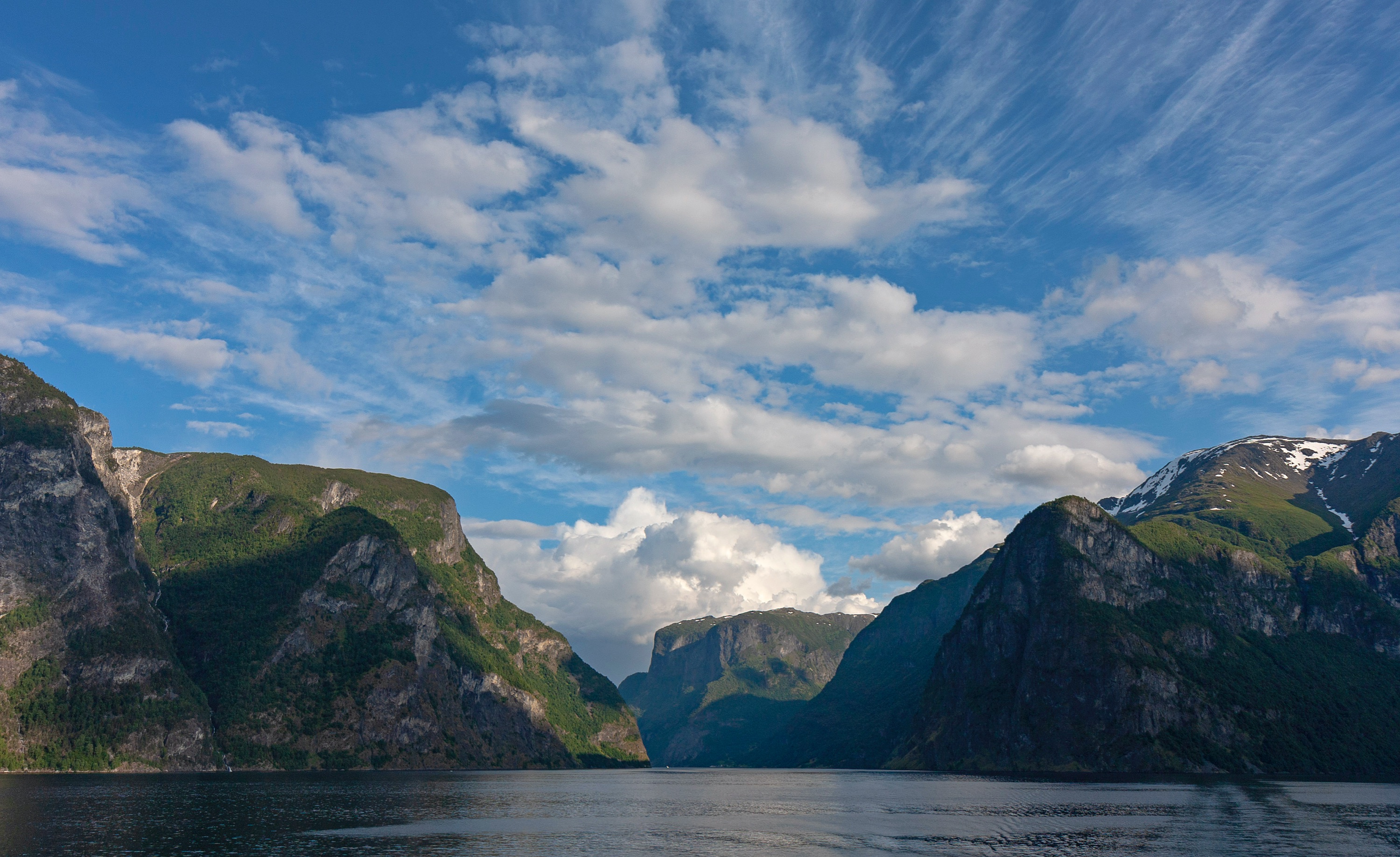Blick in den Aurlandsfjord