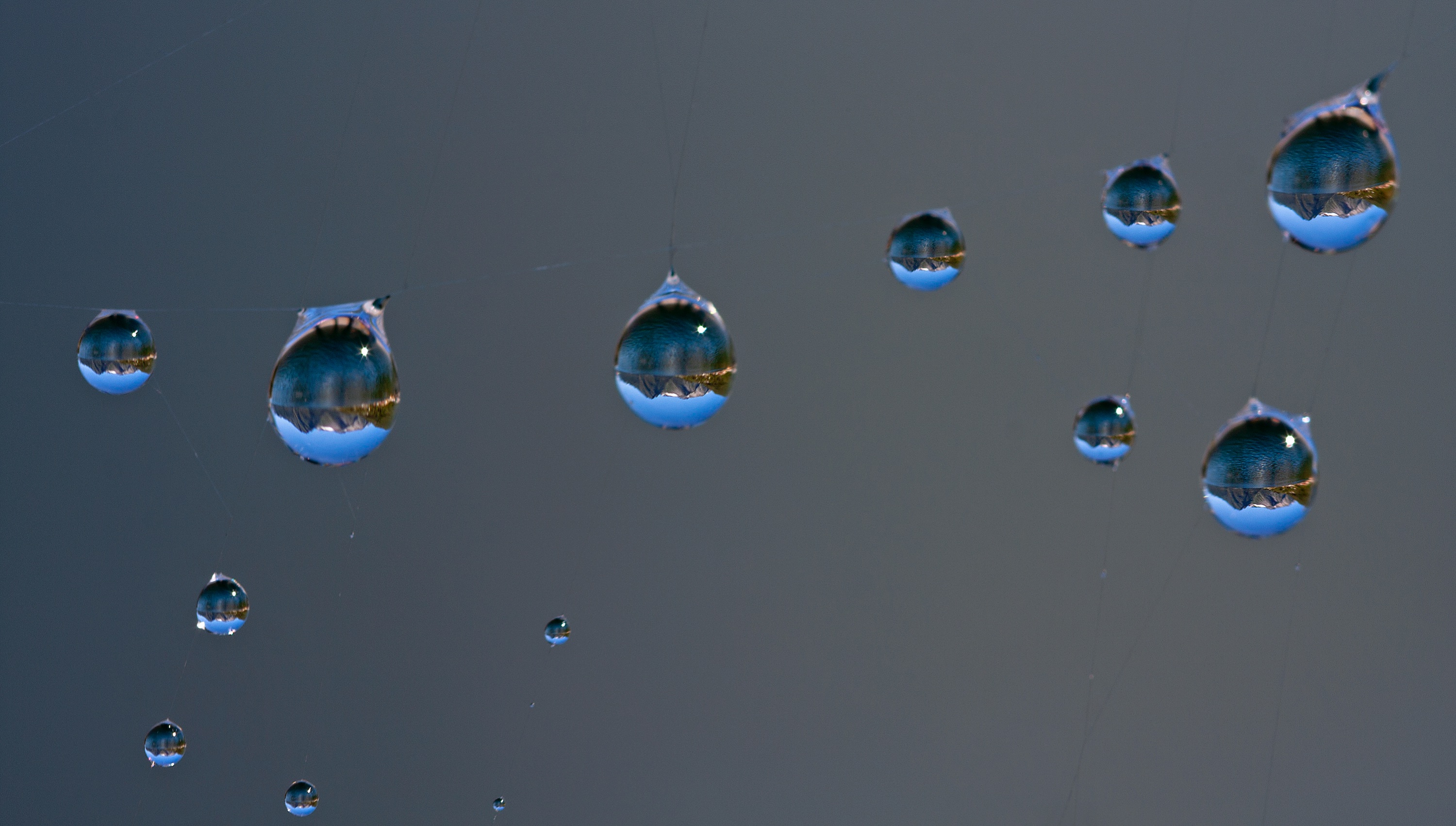 Berge in Tropfen