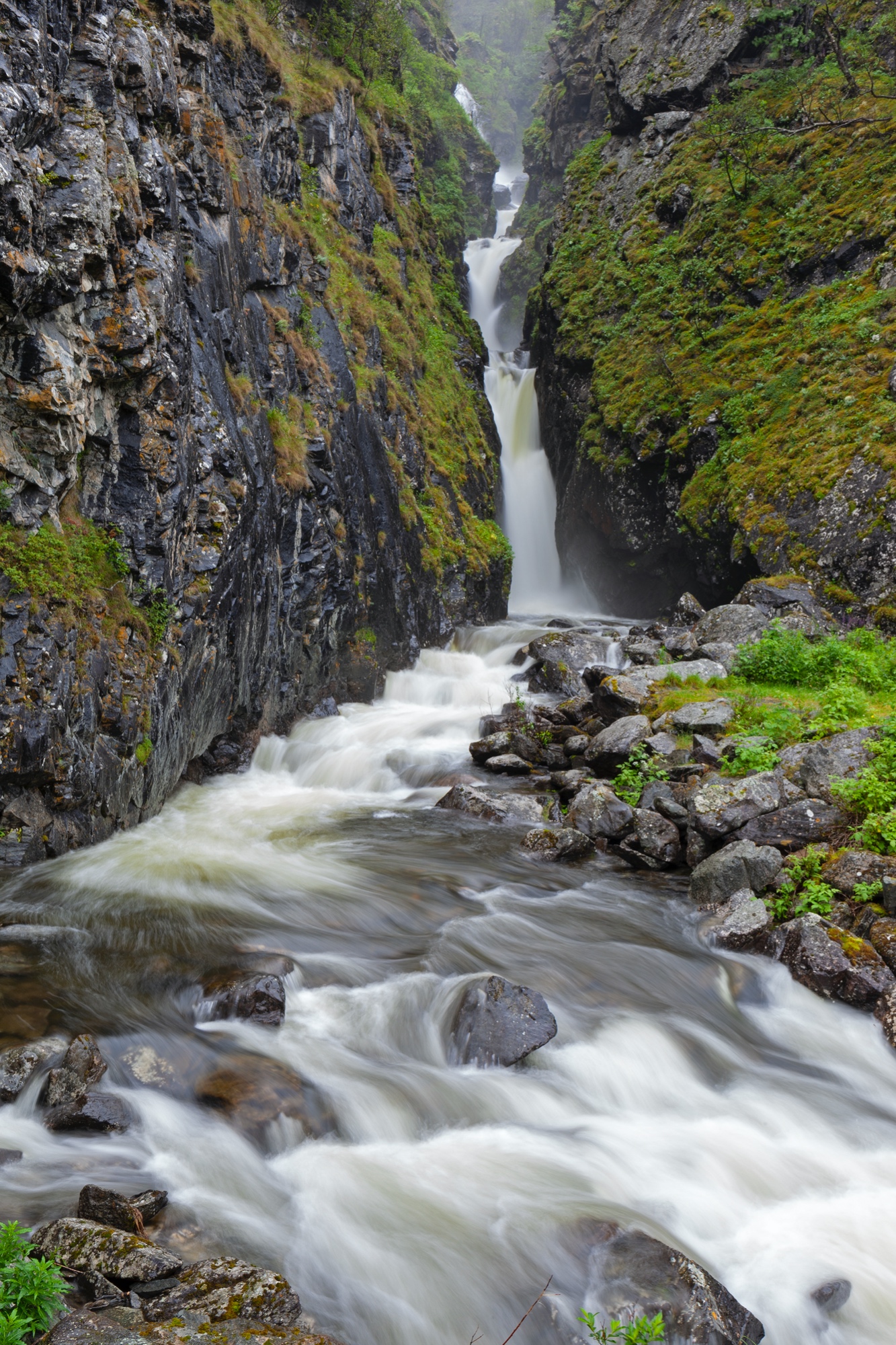 Wasserfall im Oppdal