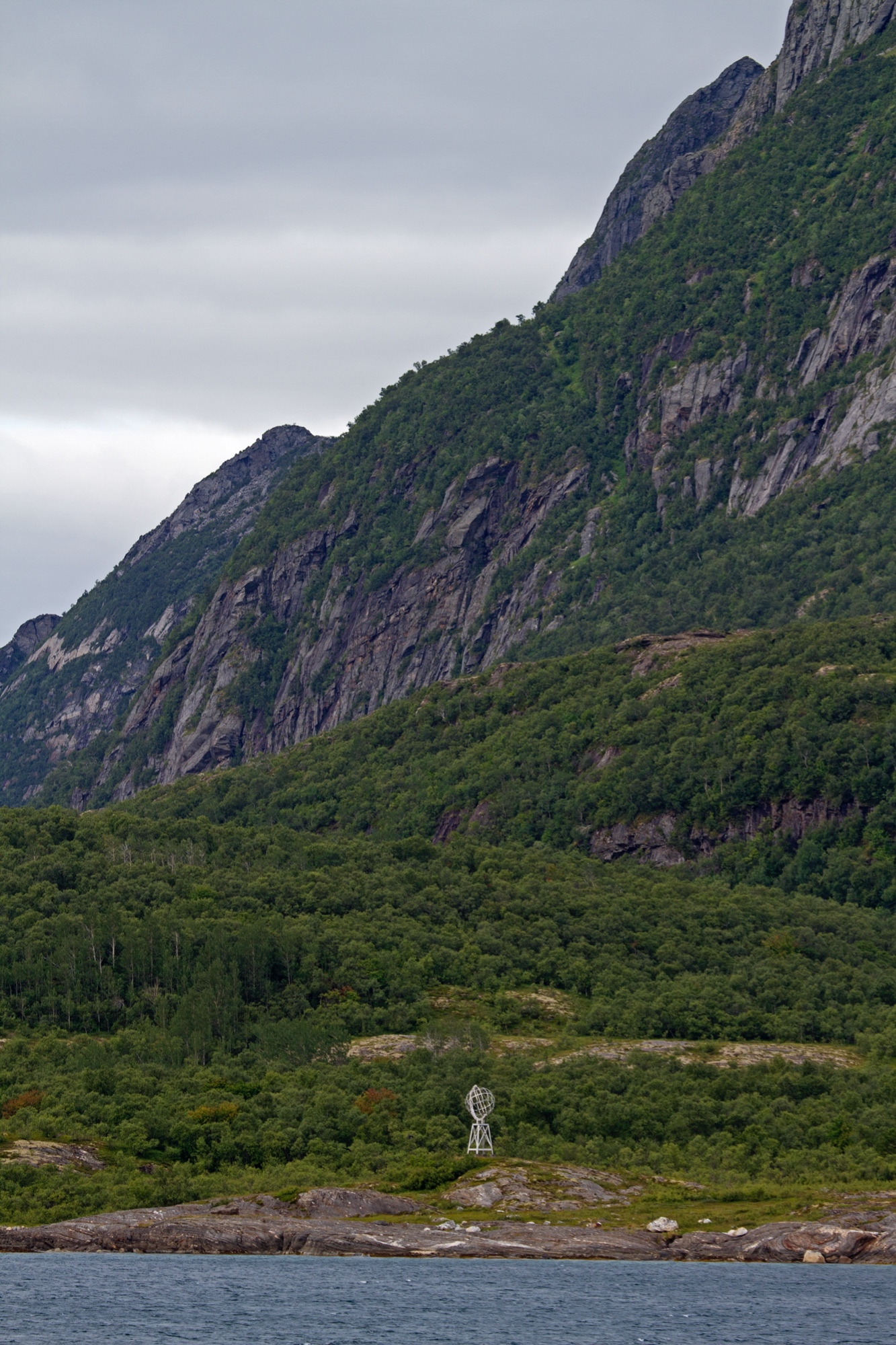 Polarkreis an der Küste