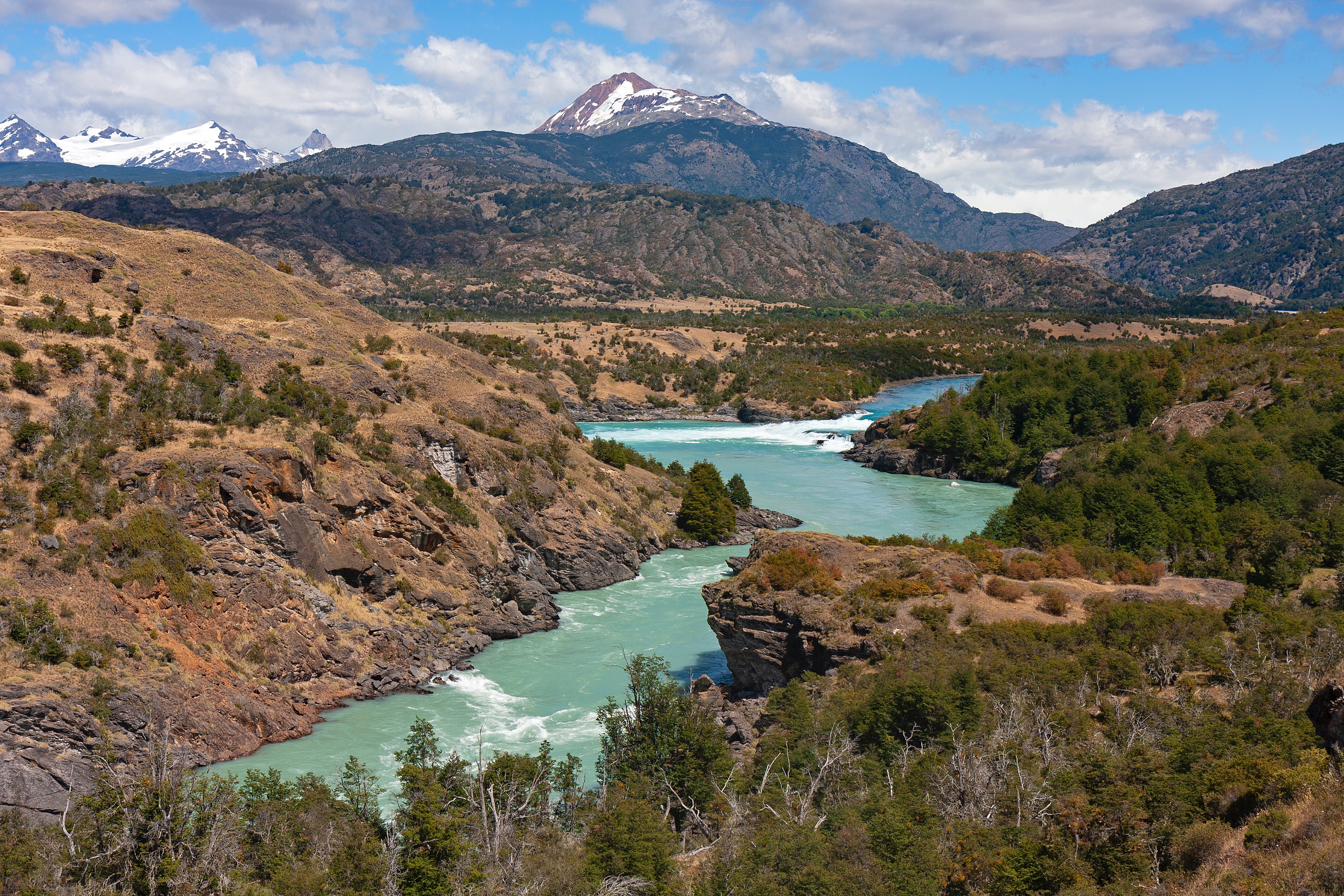 Zusammenschluss Rio Baker und Rio Neff, Chile
