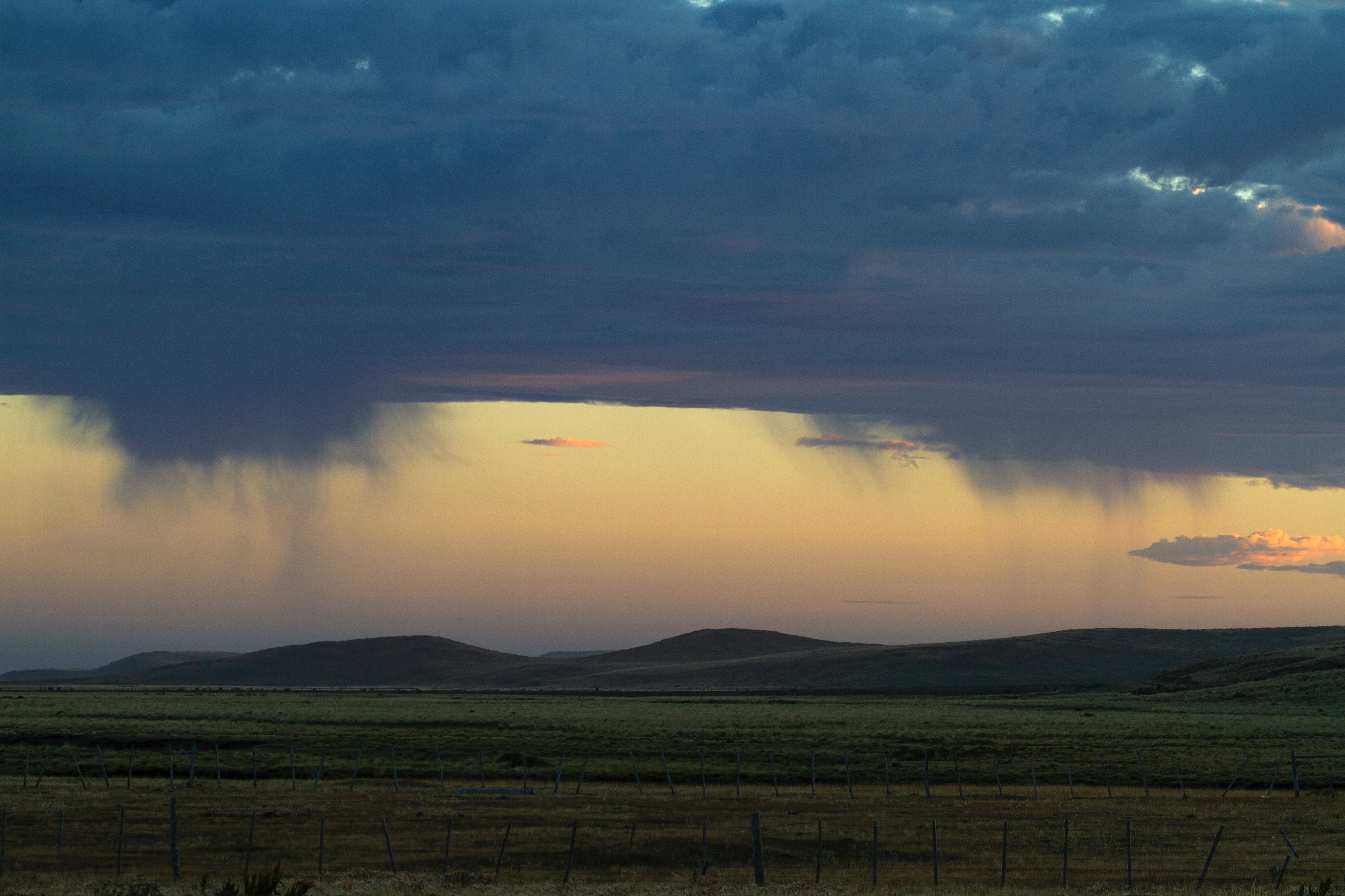 Partielle Regenschauer, Feuerland